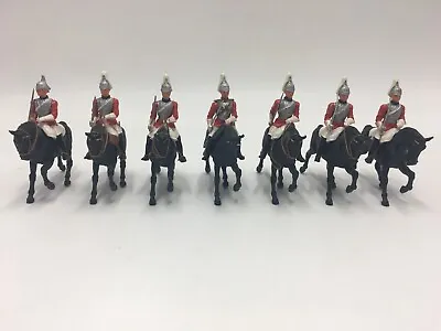 Vintage Plastic BRITAINS LTD. Toy Soldier W/ Horse Lot (Made In England) • $49.95