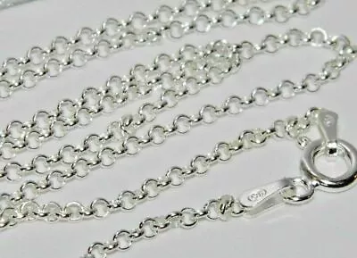 Sterling Silver Belcher Chain Necklace - 16  18  20  22  24  26  30  • £9.49