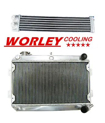 3 Row Aluminum Radiator + Oil Cooler For Mazda Rx7 S1 S2 S3 Series 1 2 3 Rx-7 • $235