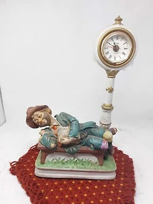 Melody In Motion Willie The Hobo Sleeping On Bench By Clock By Newspaper Whistle • $14.99