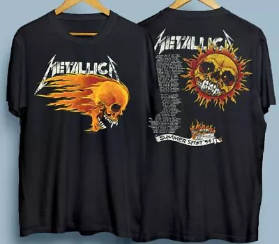 Vintage 1994 Metallica Summer Pushead Tour Dates Shirt • $20.99
