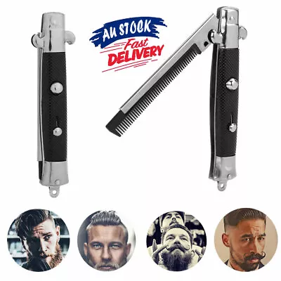 $10.95 • Buy 50s Floding Comb Boy Hair Prop Fancy Dress Pocket Flick Teddy Blade Brush Elvis
