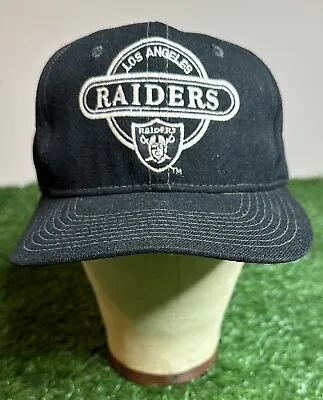 Vintage Los Angeles Raiders Snapback Hat Sports Specialties Circle Logo Wool • $400