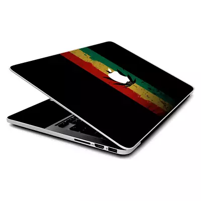 Skin Wrap For MacBook Pro 15 Inch Retina  Rasta Weed Pot Leaf Red Gold Green • $16.98