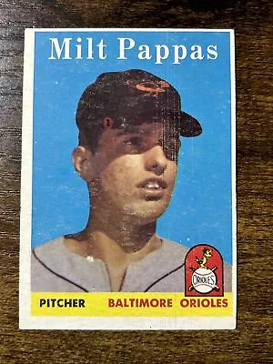 1958 Topps - #457 Milt Pappas (RC) • $2.65