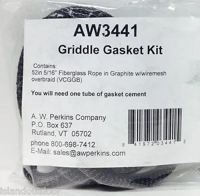 AW 3441 Griddle Mesh Replacement Gasket Vermont Castings 0003441 5/16  VCGGB • $13.89