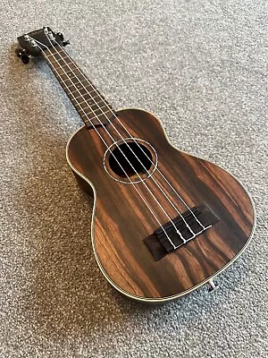 Ebony Ukulele & Gig Bag RRP £165 Beautiful Striped Ebony Kala KA-EBY-S Soprano • £79