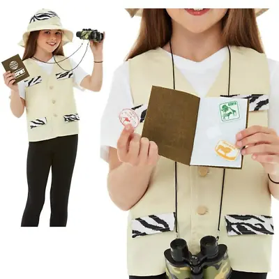 Safari Jungle Explorer Kids Costume Zoo Keeper Book Week Day Fancy Dress Outfit • £18.99