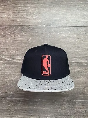 £15 • Buy Mitchell & Ness NBA Logoman Jordan Cement Carbon Fibre Visor Snapback Hat