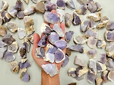 $10.95 • Buy Natural Purple Agate Rough Crystal Stones From Mexico Bulk Wholesale Gems