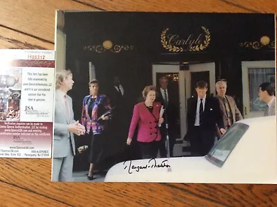 Margaret Thatcher Signed 8x10 Guaranteed Authentic Fab Coa Caryle Hotel • $269.99
