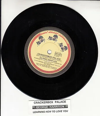 GEORGE HARRISON  Crackerbox Palace BEATLES 7  45 Record RARE! + Juke Box Strip • $22.99
