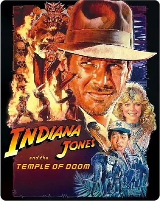 $59.95 • Buy Indiana Jones And The Temple Of Doom 4k Steelbook NEW Blu-Ray