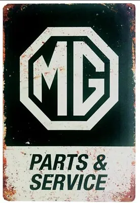 Mg Parts And Service 8 X12  Metal Sign Distressed Look Morris Garages • $9.97