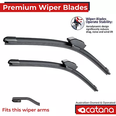 Wiper Blades For Mazda 3 BK 2003 2004 2005 - 2009 Pair 21 + 19  Front Windscreen • $29