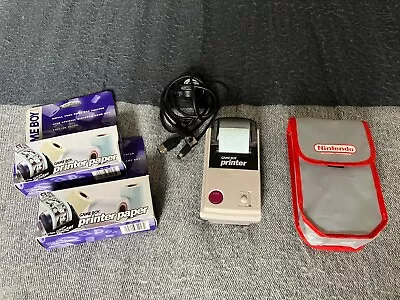 Nintendo Game Boy Printer With Paper Cable & Case (printing Faint/faded Images) • £0.99