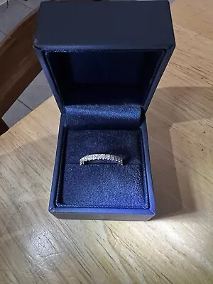 White Gold Diamond Eternity Ring Used • £50