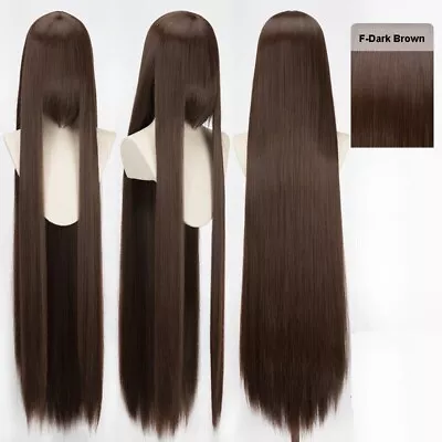 150CM-200CM/60-80Inch New Fashion Party Long Straight Cosplay Wig Hair 6 Colors • £48.97