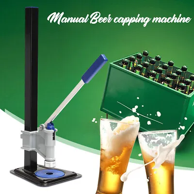 Manual Beer Bottle Capping Machine Bottle Cap Sealer Tool Hand Press Capper • $34.20