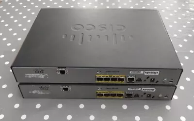 £29.99 • Buy 2x Cisco 800 887VA-M-K9 Router + PSU, 768MB RAM 128MB Flash, VSDL/FTTC CCNA Lab!