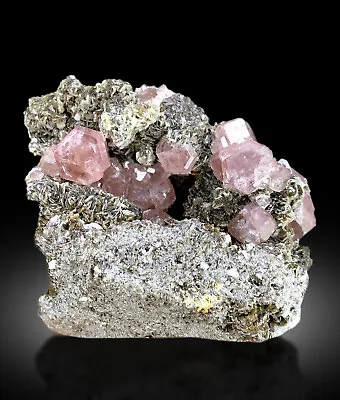 Natural Pink Color Apatite Cluster With Muscovite Mica Specimen - 906 Gram • $6800