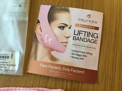 $15.99 • Buy ParaFaciem Reusable V Line Mask Facial Slimming Strap Double Chin Reducer Chi...