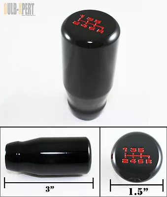 M10 X 1.25 Blk 3'' Long Grip Tall 6 Speed Manual Shift Shifter Knob For Infiniti • $15.95