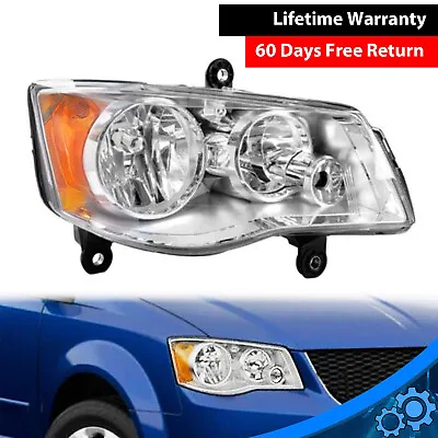 Right Side Headlight For 2011-2020 Dodge Grand Caravan 2008-2016 Town & Country • $49.89