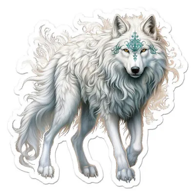 White Wolf Tribal Sticker • $3.96