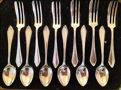 Fork And Spoon Set James Dixon And Sons Cake ( In Box) • $100