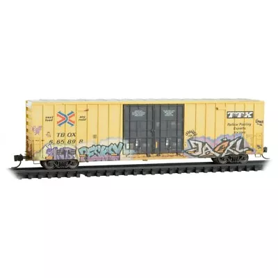 N Micro-Trains MTL 12344015 TTX TBOX 60' High-Cube Box Car #665898 - Weathered • $54.46