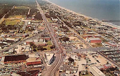 Myrtle Beach SC South Carolina Ocean Drive Aerial View 1950s Vtg Postcard C2 • $84.50