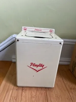 Antique Princess Playtag Toy Washer Washing Machine 1950’s Working With Box Doll • $99.99