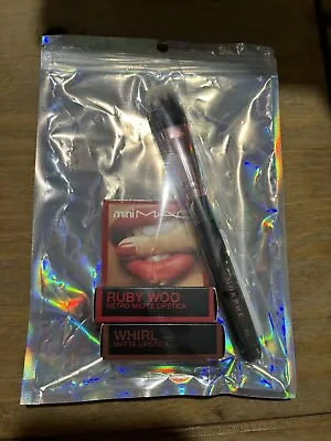 Morphe MAC Make Up Bundle Gift Set Blush Brush Ruby Woo Lipstick • £39.99