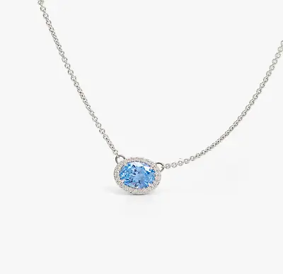 New 100% SWAROVSKI Brand 5671809 Blue Crystals Pave Pendant Constella Necklace • $106.25