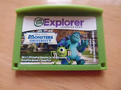 Leapfrog Leappad 1 2 3 Ultra Platinum XDI Game Monsters Inc -Monsters University • £5.99