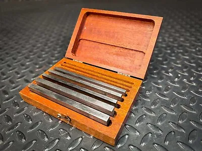 Starrett No. 384 Steel Parallels Machinist Tools With Wooden Case • $119.96