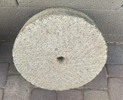 Antique Granite Mill Stone Millstone  15  X 4.25  • £582.90