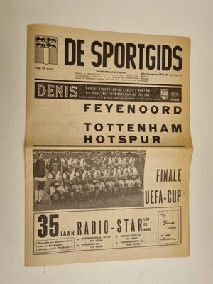 £139.99 • Buy 1974 UEFA Cup Final Feyenoord V Tottenham De Sportgids Stadium Edition Programme