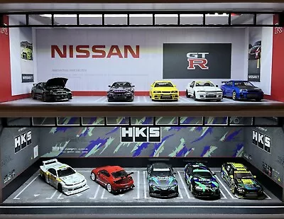 1:64 Scale HKS Garage Diorama Display With LED Light JDM - More Art • $39.95