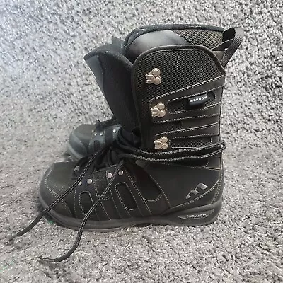 Burton Morrow Snowboarding Boots Mens Black 8 US / 40.5 EU Ski Snowboard Snow • $40