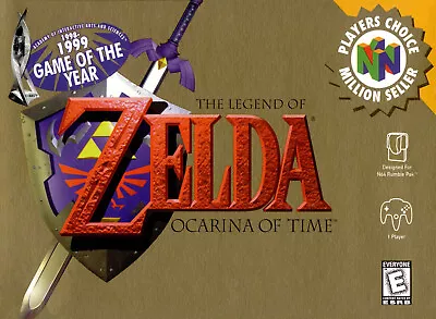 Legend Of Zelda Ocarina Of Time N64 Poster Art High Quality Print 11x17 13x19 • $9.99