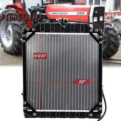 Radiator Fits Massey Ferguson 375 383 390 390t 393 398 Tractor Models#1695721m2  • $229