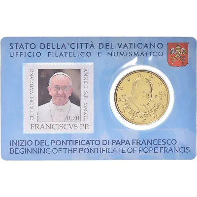 [#1146267] VATICAN CITY 50 Euro Cent 2013 Rome BU MS Br Ass • $22.04