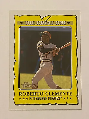 Roberto Clemente-2021 Topps Heritage (The Great One-BTB 200 Hit Seasons) • $3.50
