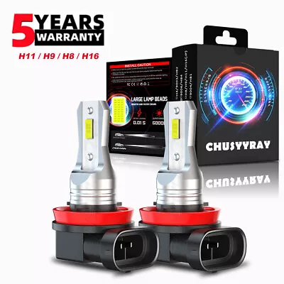 2x H8 H11 H16 LED Fog Driving Light Bulbs  For For Nissan Altima Sedan 2007-2019 • $11.99