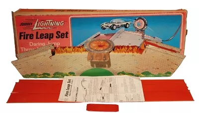 Vintage Topper Johnny Lightning Fire Leap Set In Original Box 1970's Not Complet • $64.99