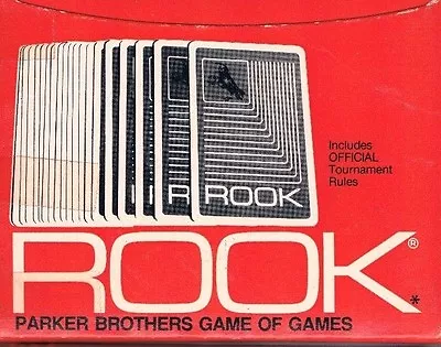 Vintage Rook Non Poker Card Card Game Parker Brothers Red Box • $11.99