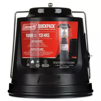 Coleman QuickPack 810 Lumens 2-Mantle Propane Lantern With Carry Case • $30.38