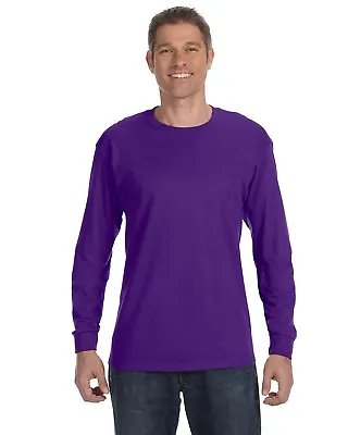 NEW Jerzees Heavy 5.6 Oz Dri-Power 50/50 Mens Long Sleeve S-3XL T Shirt M-29L • $6.97